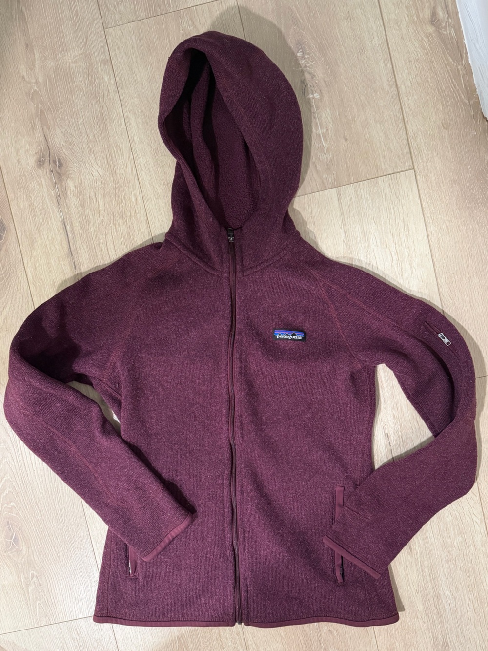 Patagonia Women's Better Sweater Full-Zip Hoodie Fleece Jacket Purple Small